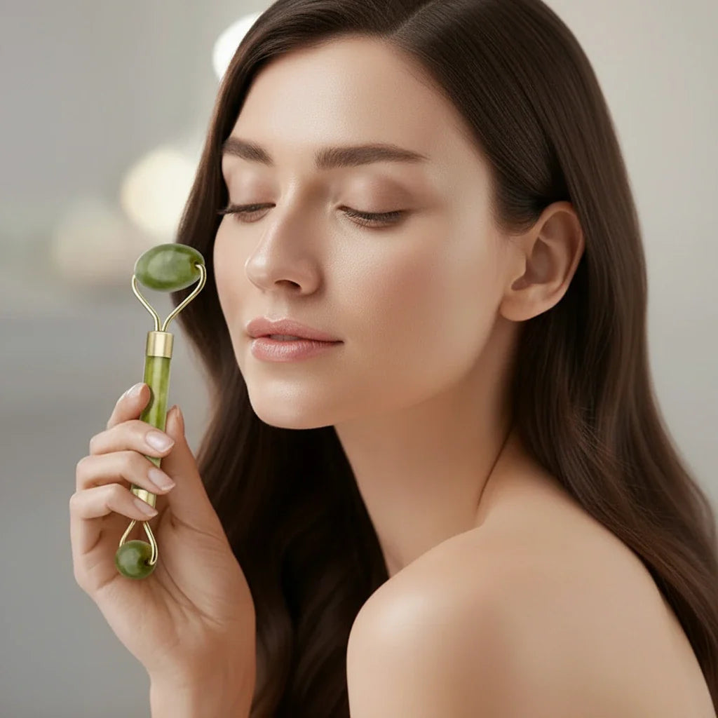 Kit Rouleau de Jade & Gua Sha - Routine Beauté Apaisante