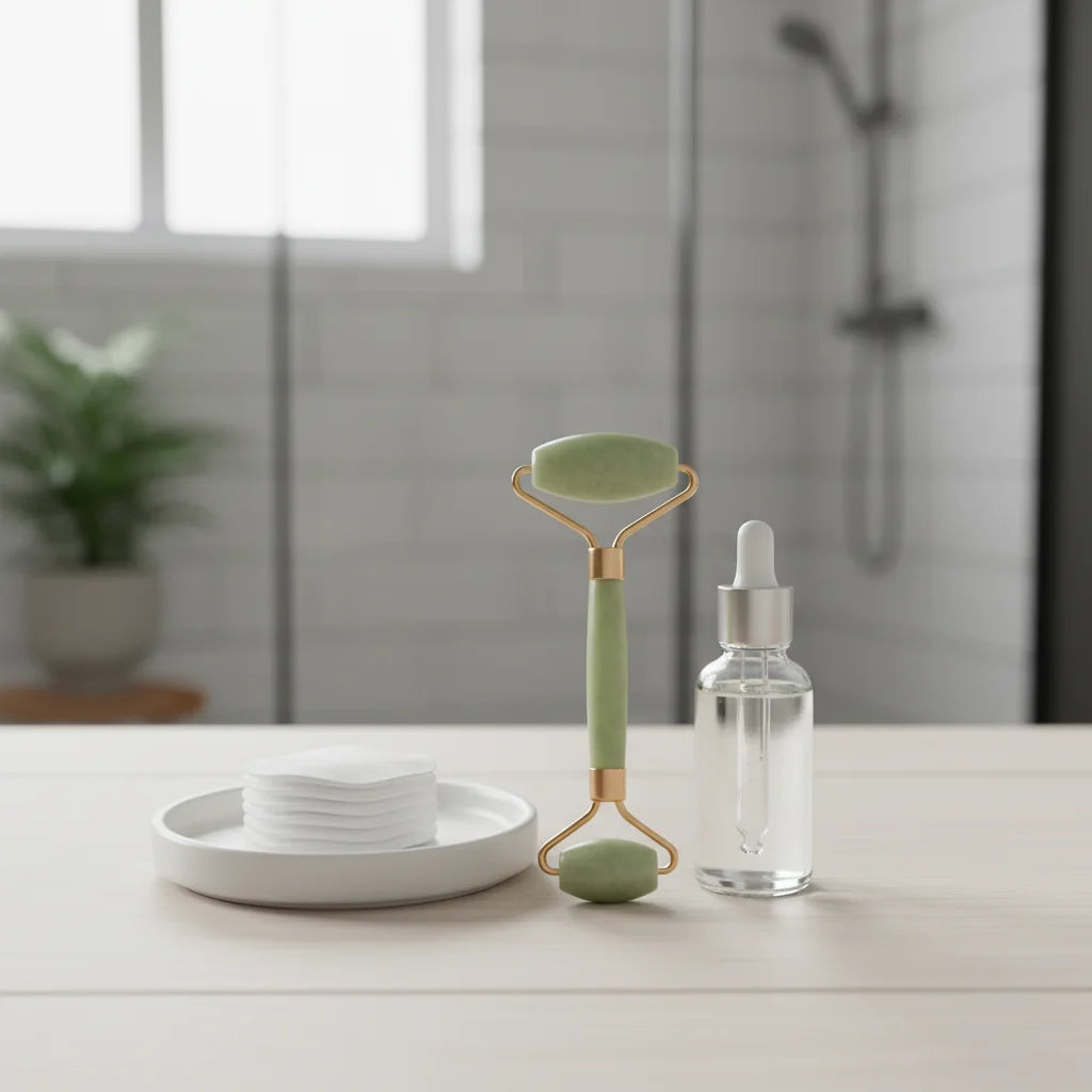 Kit Rouleau de Jade & Gua Sha - Routine Beauté Apaisante